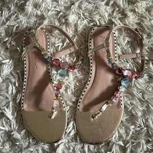 Betsy Johnson Rhinestone Sandals